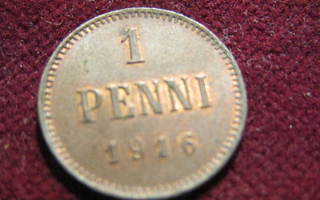 1 penni  1916