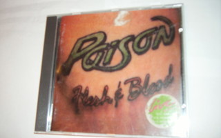 CD POISON: Flesh & Blood ( Sis.postikulut )