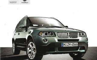 2008 BMW X3 esite - KUIN UUSI - 16 sivua