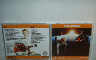 Raul Mannola 2 CD 40 Anos De Guitarra