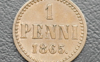 1 penni 1865 suorat nauhat #962