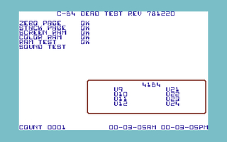 Commodore C-64 Dead Test Kit