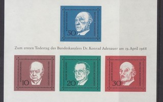 Saksa 1968 Konrad adenauer blokki