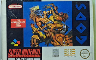 Gods (CIB) (EU) SNES (Käytetty)