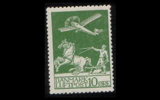 Tanska 143 ** Lentoposti 10 öre (1925)