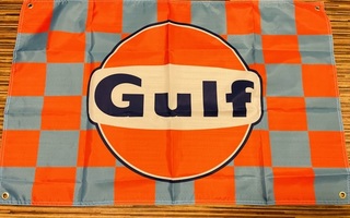 Seinälippu Gulf huoltoasema