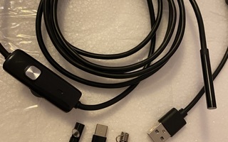 USB piilokamera endoskooppi etäkamera 2m 5,5mm