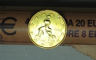 2004 Italia 20 centti UNC laatu