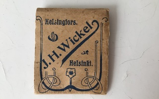Tulitikkurasia 1900-l. alusta viinikauppa Wickel, Helsinki