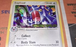 Pokemon TCG EX Emerald Exploud Holo 3/106 keräilykortti