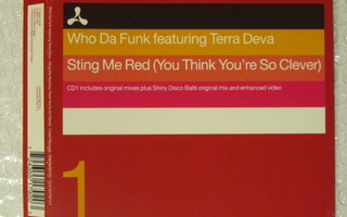 Who Da Funk • Sting Me Red (You Think You're So Clever) CDS