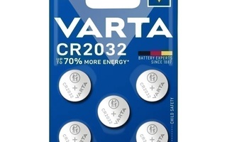 Nappiparisto VARTA CR 2032 Litium 5kpl