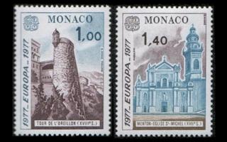 Monaco 1273-4 ** Europa (1977)