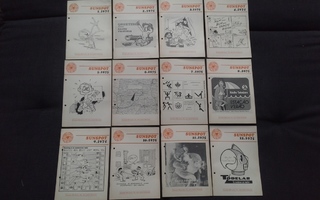 SUNSPOT lehden koko 1975 vuosikerta (12 kpl)