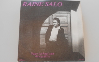 Raine Salo : 7" single "Vaan varkaat saa" 1981 Tosi hyvä!