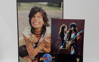 AEROSMITH - STEVEN TYLER & JOE PERRY NIMIKIRJOITUKSET