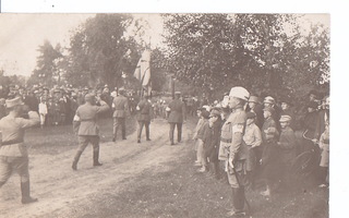 VANHA Valokuva Suojeluskunta Kuopio 1919 Postikorttikoko
