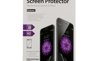 Epzi iPhone 6 näytönsuoja ja liina, ultra crystal clear UUSI