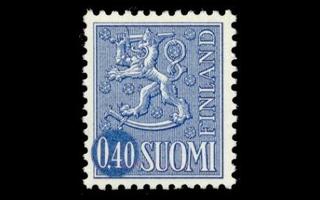 618 ** Leijonamalli 0,40 mk sininen (1967)