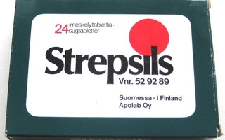 Strepsils pahvi rasia v. 1992