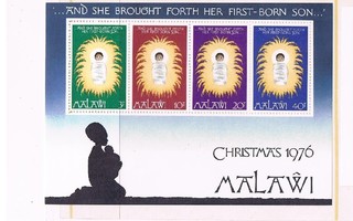 Malawi 1976 - Joulu Christmas ++ blokki