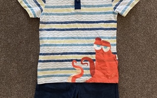 Disney store Nemoa etsimässä T-paita ja shortsit koko 128 cm