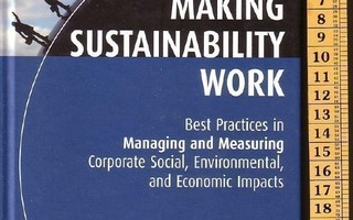 k, Marc J. Epstein: Making Sustainability Work