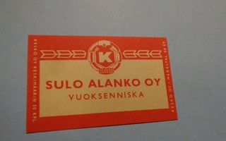 TT-etiketti Sulo Alanko Oy, Vuoksenniska