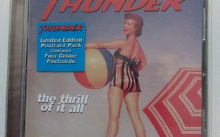 CD THUNDER - The Thrill of it all  ( Sis.postikulut )