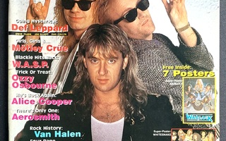 Metal Hammer 1987 : Warlock , Alice Cooper , Mötley Crue
