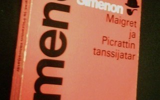 Simenon: Maigret ja Picrattin tanssijatar (2p.1969) Sis.pk:t