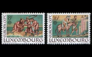 Luxemburg 1074-5 ** Europa suuret saavutukset (1983)