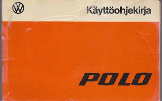 POLO VW-KÄYTTÖOHJEKIRJA ELOKUU 1975 HYVÄ KUNTO