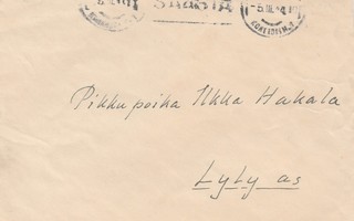 1944, Kirje Kenttäpostia, Kenttäpostikonttori 1,Lylyyn