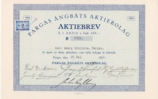 OKK 1926 Laivayhtiö Pargas Ångbåts Ab, Parainen