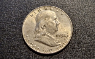USA Franklin Half dollar 1954D