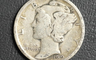 usa 10 cent 1919  #301