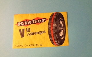 TT-etiketti Kleber V 10 vyörengas