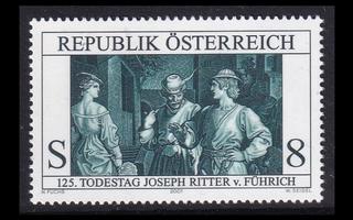 Itävalta 2354 ** Taiteilija Joseph Ritter von Fuehrich (200