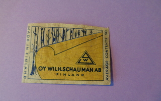 TT-etiketti Oy Wilh. Schauman Ab Finland