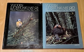 Ensimmäiset! Luontokuva kirjat 1981 & 1982