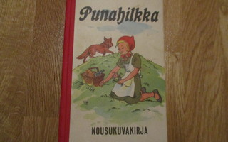 Punahilkka NOUSUKUVAKIRJA * 1950 KUOPIO näyttämökirja pop-up