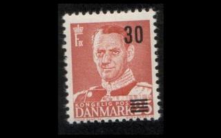 Tanska 361 ** Frederik IX 30/25 öre (1955)