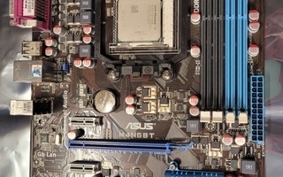 Asus M4N68T AM3-emolevy + AMD Phenom X4 955