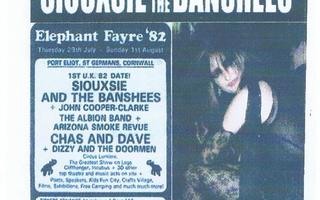 SIOUXSIE & THE BANSHEES elephant fayre `82 2CDr