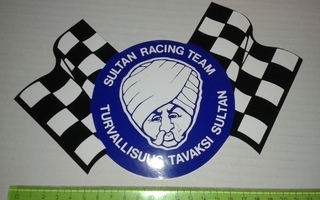 Sultan Racing Team, alkuperäinen tarra. 70-luku?
