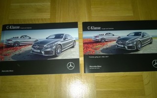 Esite Mercedes C-luokan Coupe ja Cabriolet C205, 2017.169 s.
