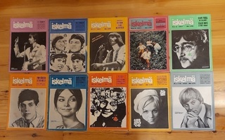 ISKELMÄ lehti 1967 10 kpl n:rot 1,2,4-12