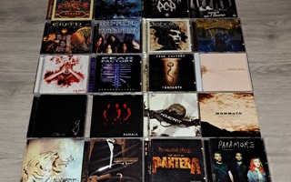 Metalli/rock CD:t