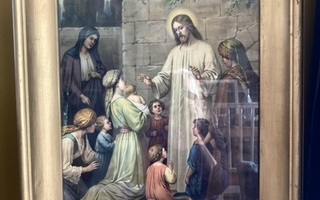 Jeesus ja lapset-taulu